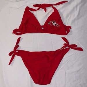 small red 49rs bikini!